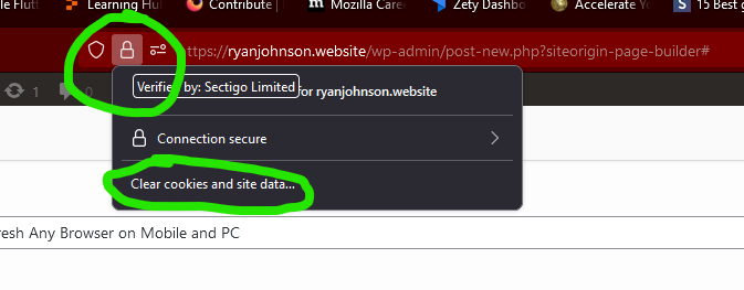 Clear Cache Firefox